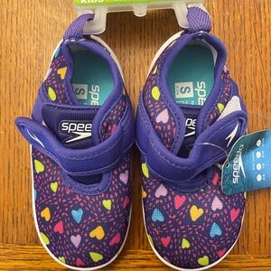Speedo Kids' Purple Heart Water Shoes - toddler 5/6